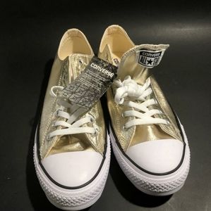 Gold Converse - NWT!